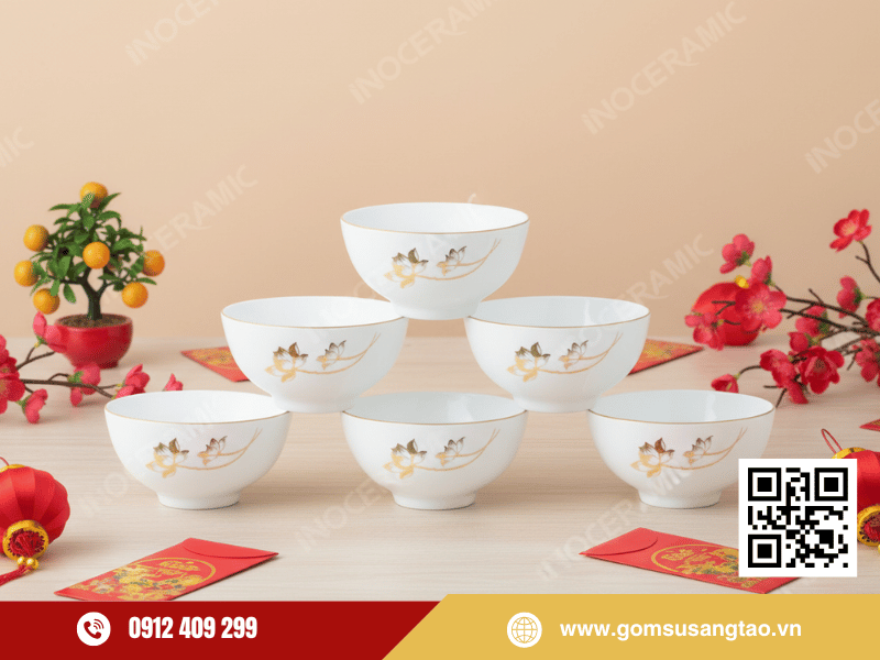 Sản phẩm gốm sứ chất lượng làm quà Tết 150k do Gốm Sứ Sáng Tạo cung cấp Sản phẩm gốm sứ chất lượng làm quà Tết 150k do Gốm Sứ Sáng Tạo cung cấp