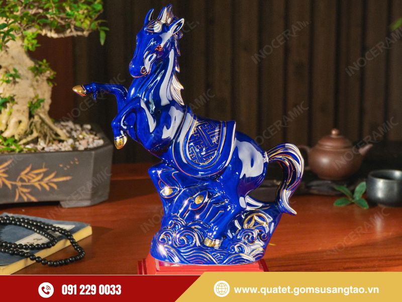 Tổng quan đặc trưng về tượng ngựa gốm sứ