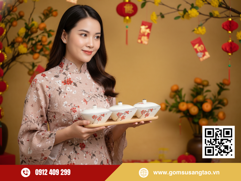 Cách chọn khay mứt Tết phù hợp cho gia đình ít người và không gian nhỏ