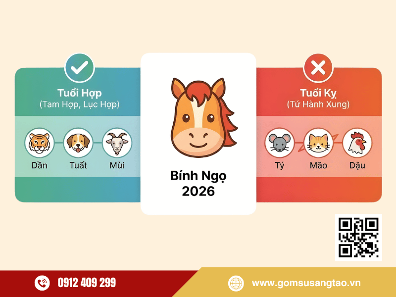 Tuổi Bính Ngọ 2026 hợp tuổi nào và kỵ tuổi nào Tuổi Bính Ngọ 2026 hợp tuổi nào và kỵ tuổi nào