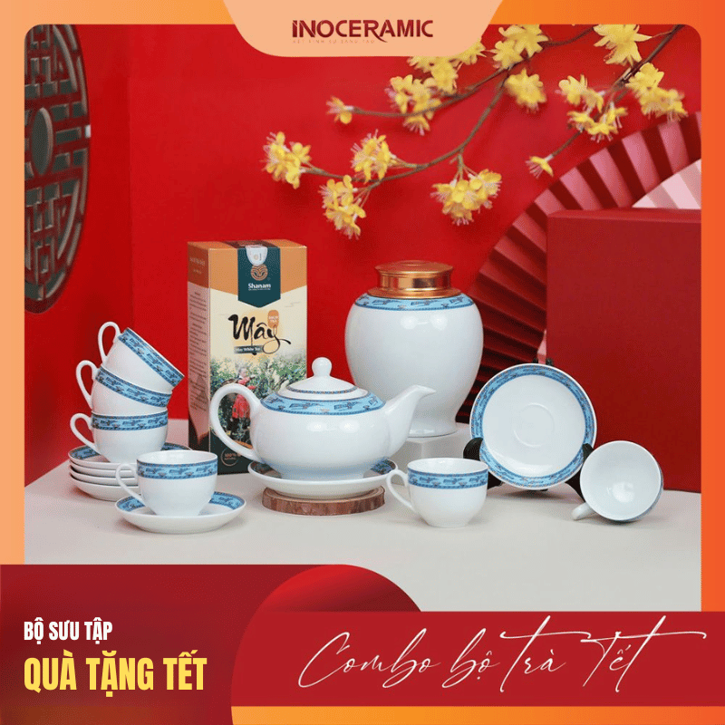 Giftset quà Tết in logo INO015 – Hòa Khí Sinh Tài tinh tế, hộp quà đỏ may mắn Giftset quà Tết in logo INO015 – Hòa Khí Sinh Tài tinh tế, hộp quà đỏ may mắn