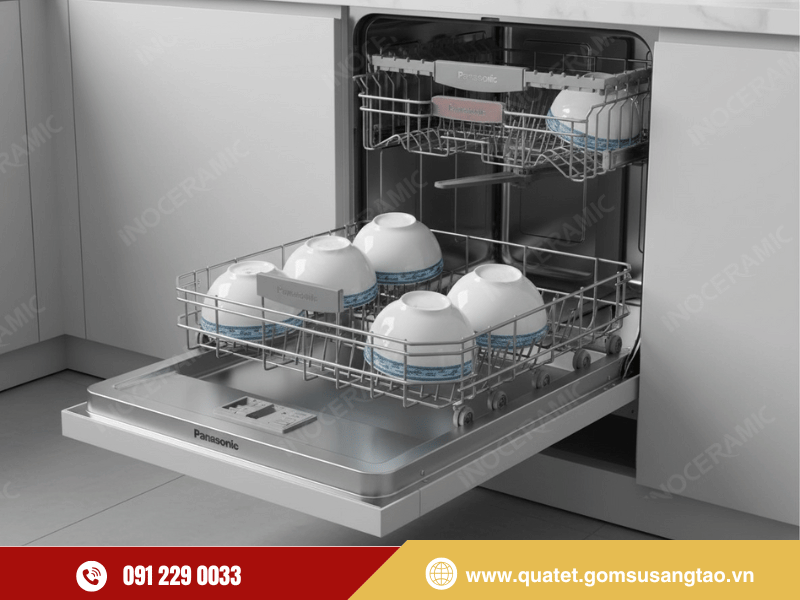 Bộ chén viền hạc xanh sử dụng trong máy rửa chén - Quà tặng tết cho Công Đoàn Bộ chén viền hạc xanh sử dụng trong máy rửa chén - Quà tặng tết cho Công Đoàn