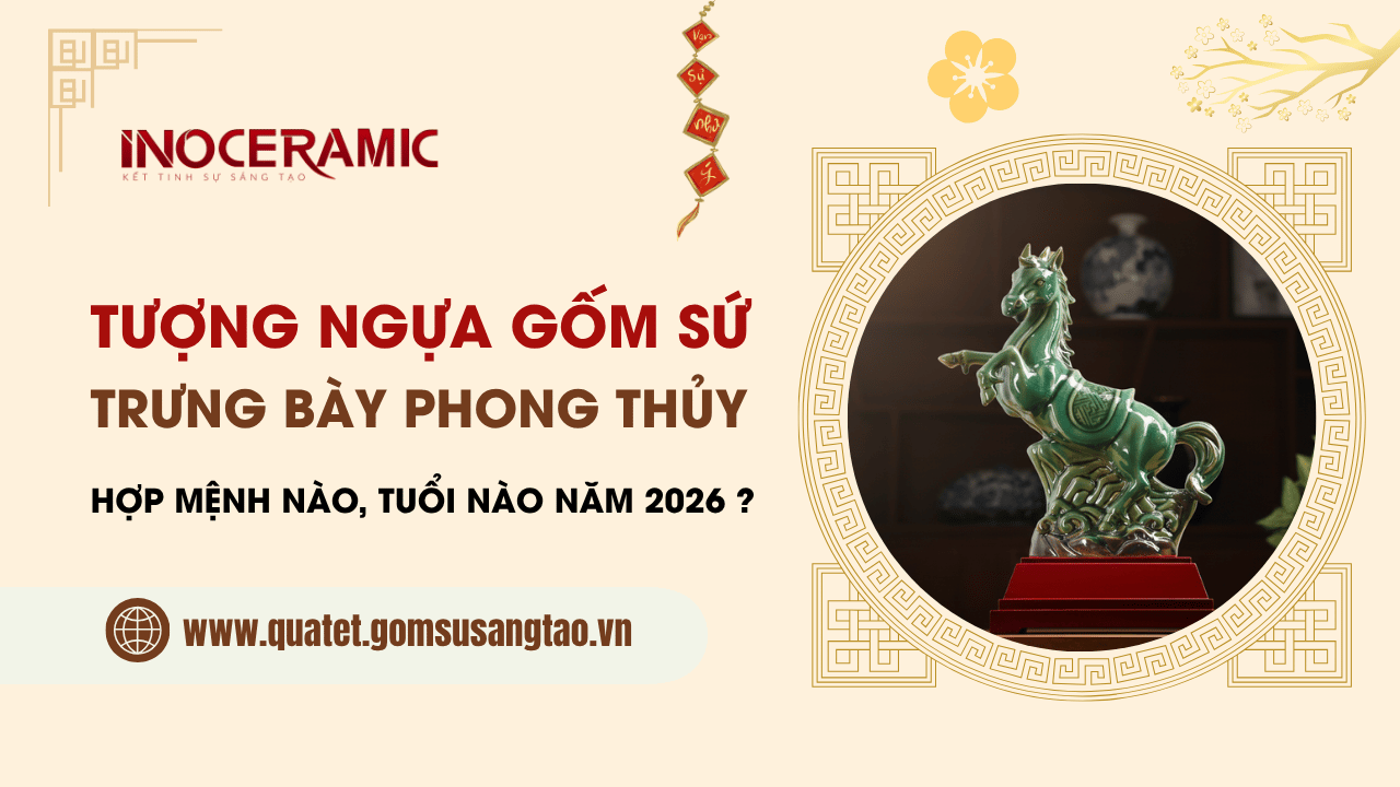 Tượng ngựa phong thủy hợp mệnh nào, tuổi nào năm 2026