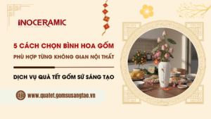 5 Cách chọn bình hoa gốm phù hợp từng không gian nội thất