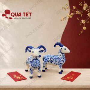 Tượng Song Dương Thịnh Vượng