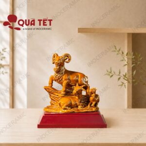 Tượng dê phong thủy Tam Dương Khai Thái