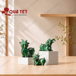 Alternative view of Set tượng dê mini 2027 Tiểu Mùi Tấn Lộc - Quà tặng đối tác dịp Tết