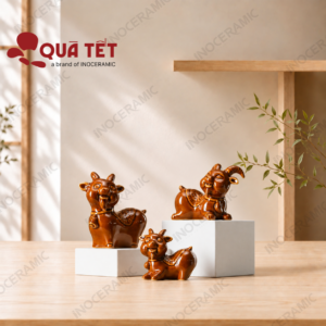 Set tượng dê mini 2027 Tiểu Mùi Tấn Lộc – Quà tặng đối tác dịp Tết