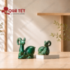 Set tượng linh vật 2027 Linh Dương Phú Quý – Quà Tết tặng khách hàng