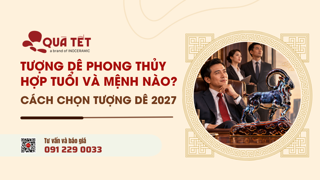 Tượng dê phong thủy hợp tuổi và mệnh nào